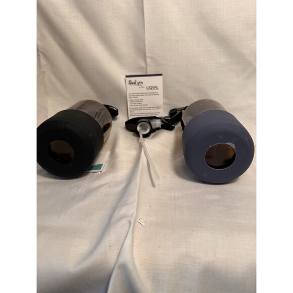 Two 16oz Empty Glass Spray Bottle Refillable Containers with Silicone Sleeve - Picture 8 of 9